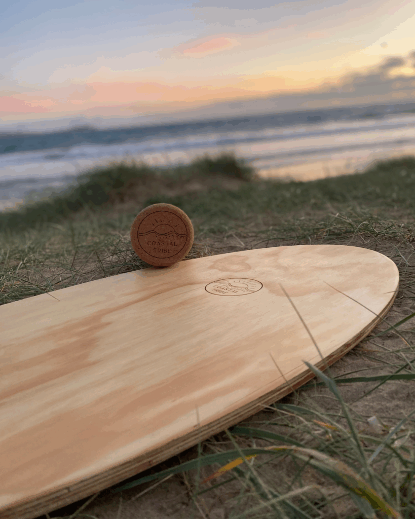 Wooden Surf Balance Board - The Moonah by Coastal Tribe